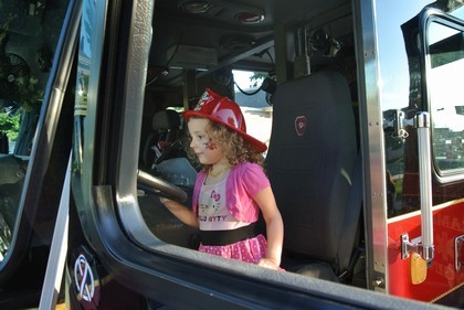Child in the Firetruck