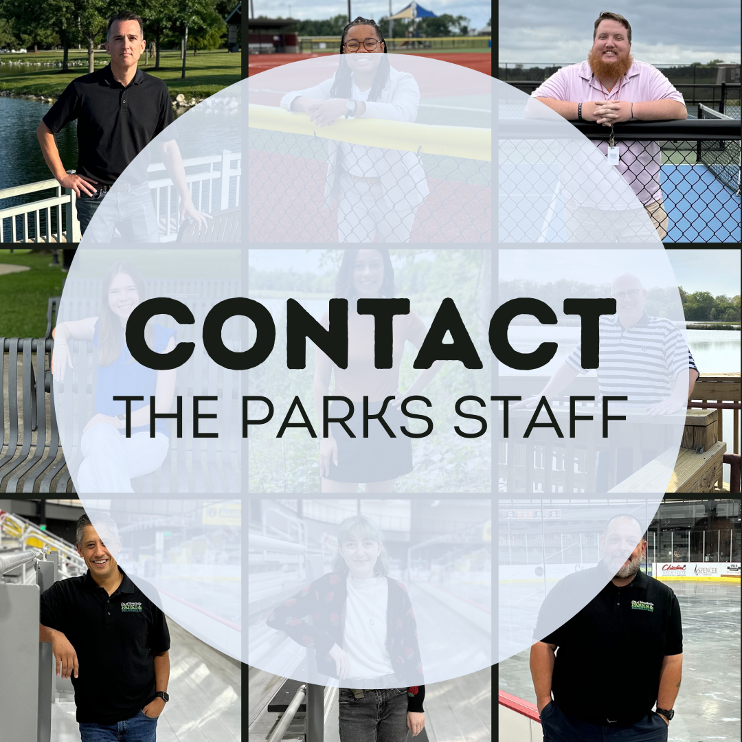 Parks Department Graphic icon to contact the staff