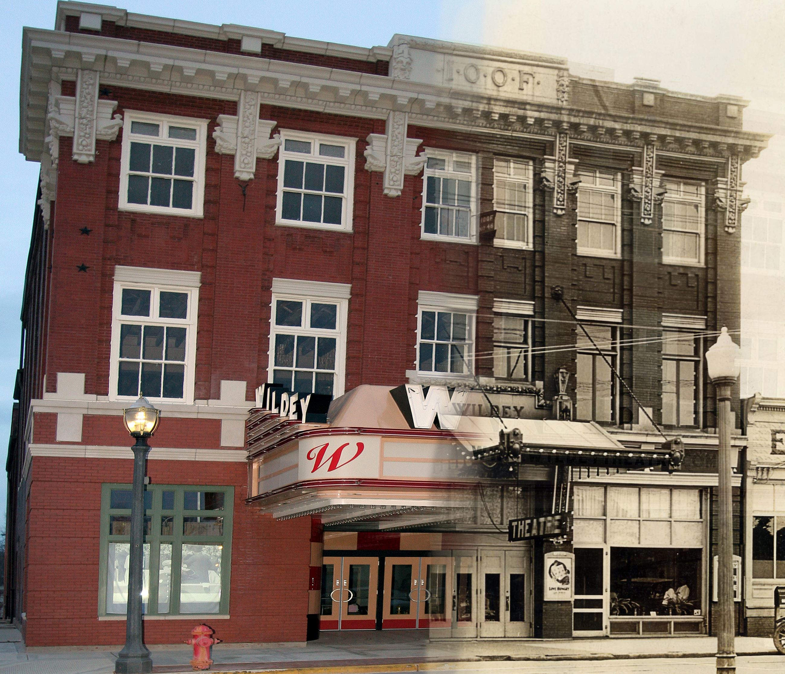 This photo shows the transition from the old-time Wildey to its modern-day appearance